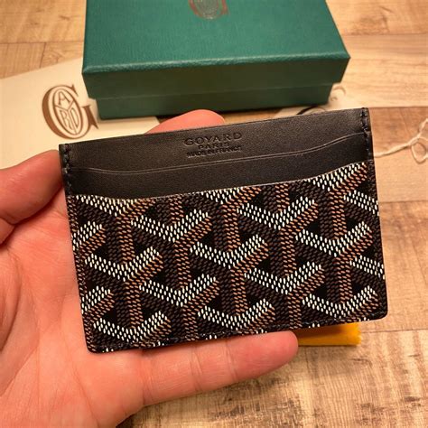 goyard custom card holder|Goyard saint sulpice card holder.